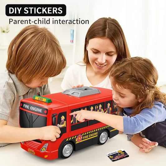 🚌 2-in-1 Bus Simulation Toy & Interactive Driving Console