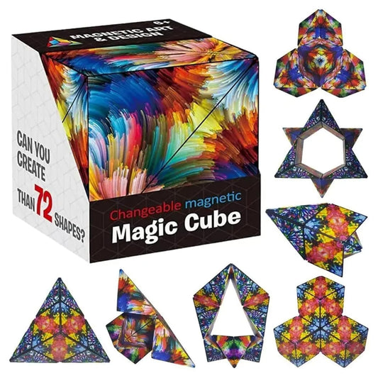 Magic Cube Shape Shifting Puzzle Box for Kids