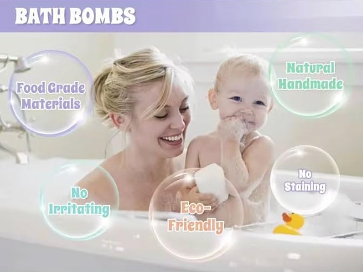 🎉 Bath Bombs with Surprise Toys – Make Bath Time Magical