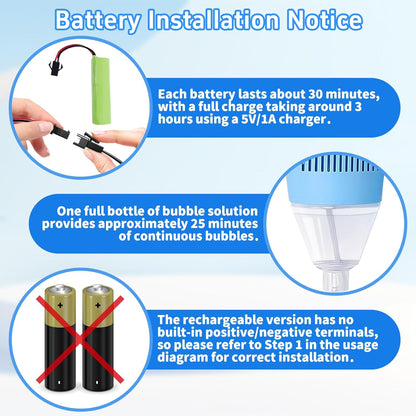 🎉 Automatic Bubble Maker Machine for Kids