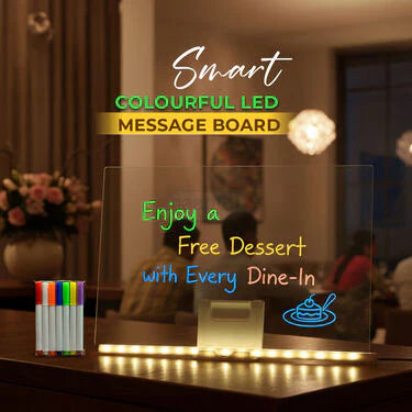 🎨✍️3D Acrylic LED Writing Pad with Pen for Kids & Home - Draw, Write & Glow✨
