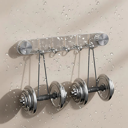 Powerful Non-Perforated Vacuum Mount Hook Rack