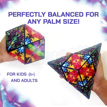 Magic Cube Shape Shifting Puzzle Box for Kids