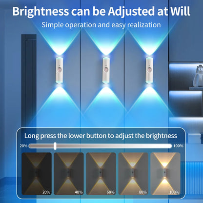 Body Sensor Magnetic Colorful Gradient LED Lamp