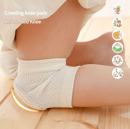 👶 Cute Animal Baby Knee Pads – Tiny Knees, Big Protection! 🦁💛