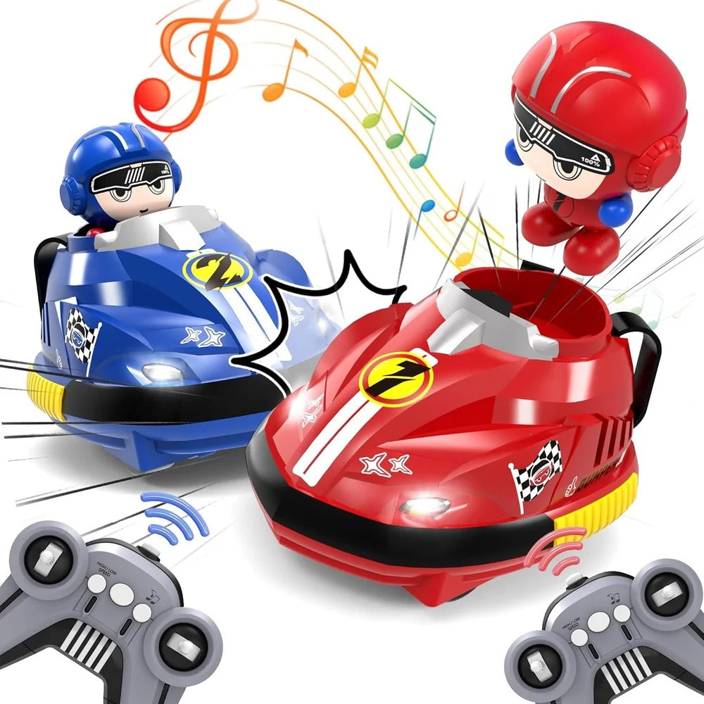 🚗💥 2.4 GHz Road Rage RC Speed Bumper Cars Set