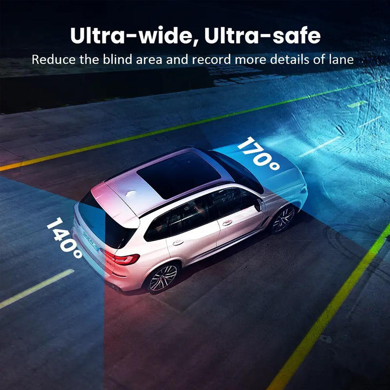Dual Lens Dash Camera Mirror