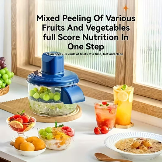 ⚡ Peel in Seconds – Automatic Electric Fruit & Vegetable Peeler 🥔🍏