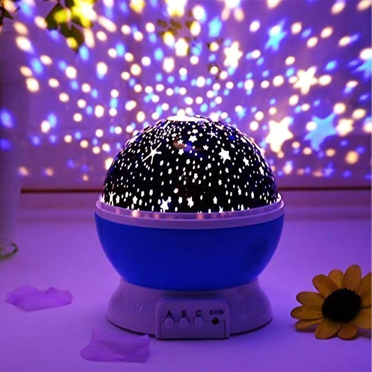 Star Master Galaxy Projector Night Lamp – 360° Rotating LED