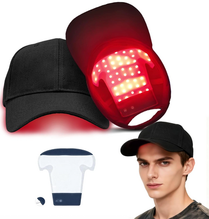 Dermatologist Recommended*** Laser Hair Growth Cap - Red & Blue Light Therapy for Hair Regrowth, Full Scalp Coverage Treatment for Men & Women