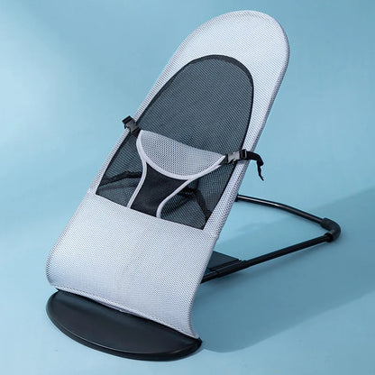 👶Baby Rocking Chair with Safety Harness & Comfort Cushion | Gentle Rocking for Happy Babies✨