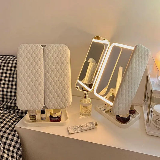 🪞Multifold LED Makeup Mirror