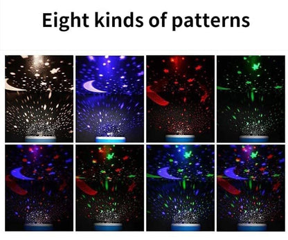 Star Master Galaxy Projector Night Lamp – 360° Rotating LED