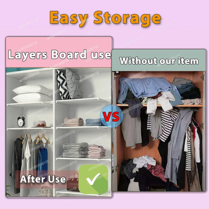 Wardrobe Shelf Extendable Closet Organizer