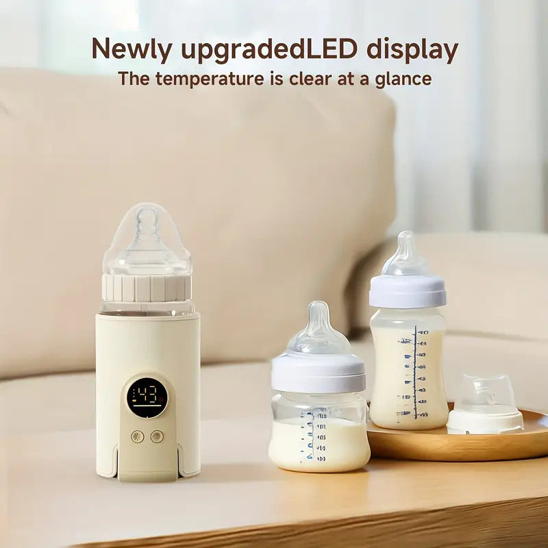 👩🍼Portable 6-Level Baby Bottle Warmer | Fast, Safe & Travel-Friendly Milk Warmer
