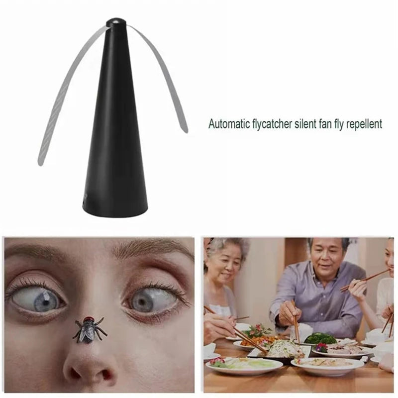 UScollections™ Automatic Portable Food-Safe Fly Repellent Fan
