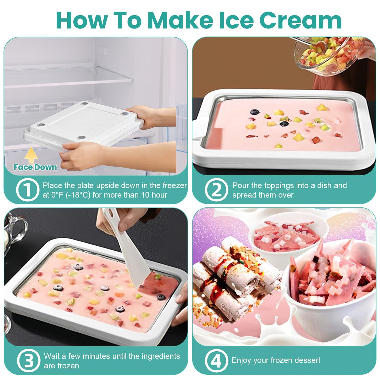 Instant Ice Cream Maker - Toxins-Free & Portable