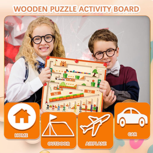 🧲 🌈Magnetic Maze Puzzle Board for Kids
