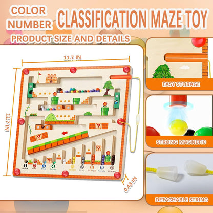 🧲 🌈Magnetic Maze Puzzle Board for Kids