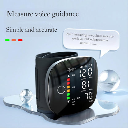 Rechargeable Wrist Blood Pressure Monitor Device