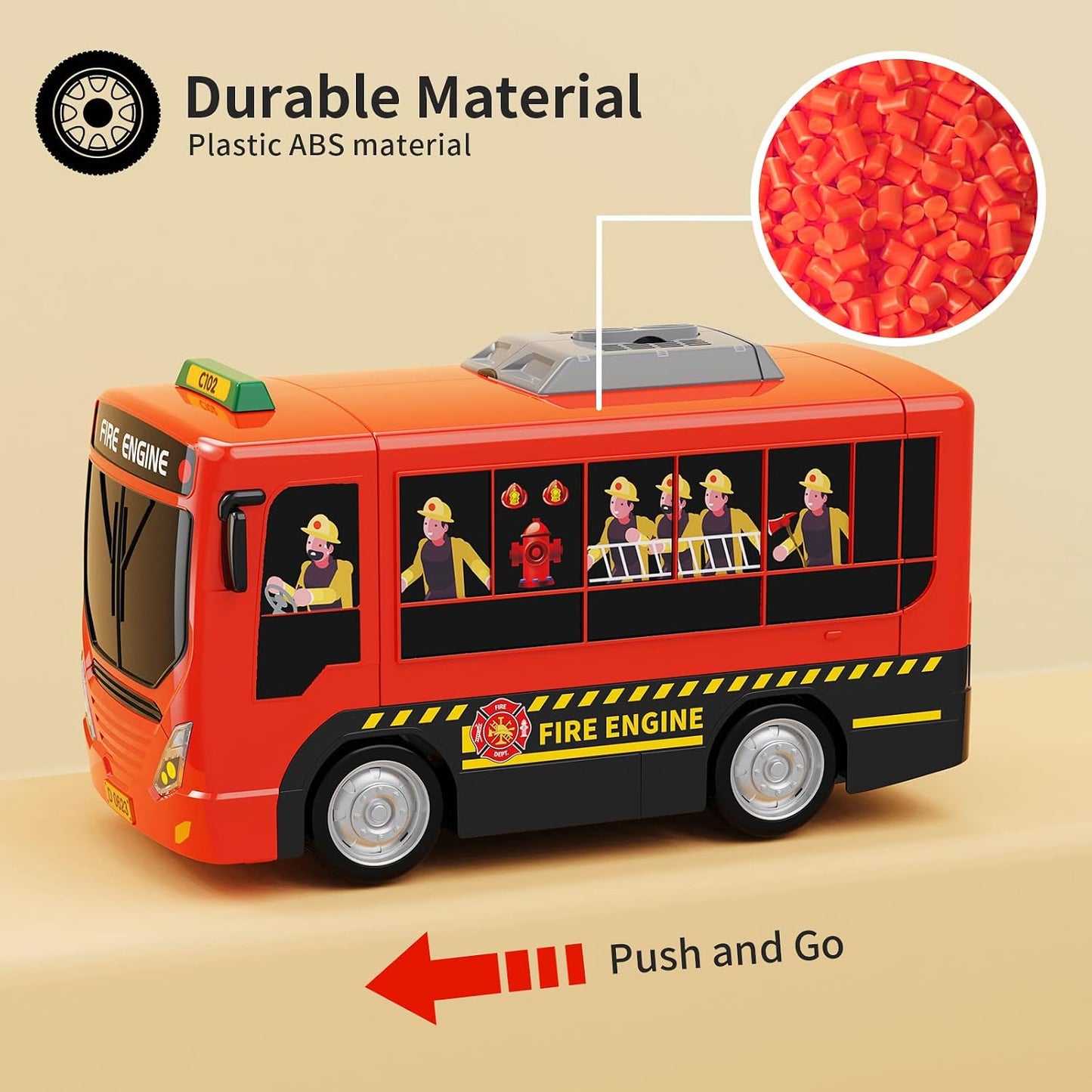 🚌 2-in-1 Bus Simulation Toy & Interactive Driving Console