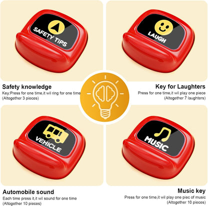 🚌 2-in-1 Bus Simulation Toy & Interactive Driving Console