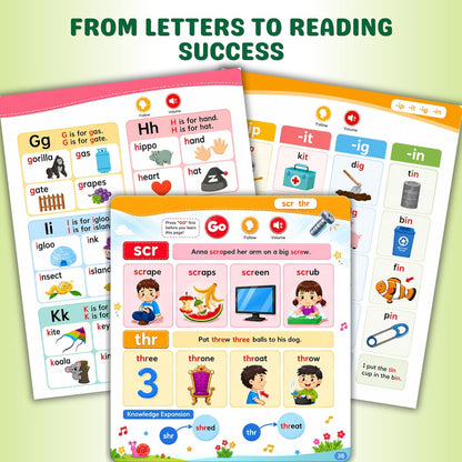 📚 Interactive First Phonics Sound Book for Kids