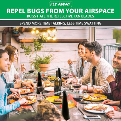 UScollections™ Automatic Portable Food-Safe Fly Repellent Fan