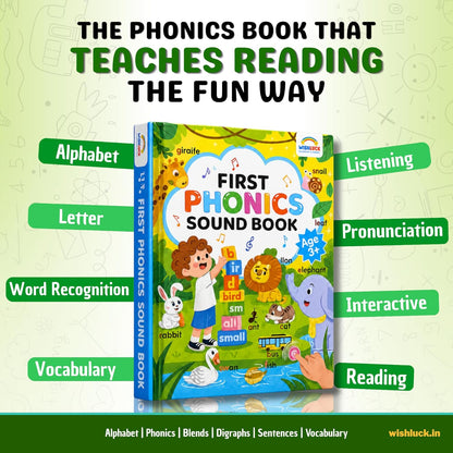 📚 Interactive First Phonics Sound Book for Kids