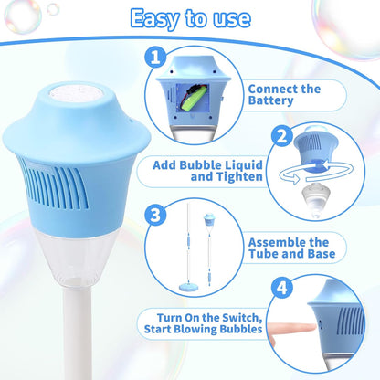 🎉 Automatic Bubble Maker Machine for Kids