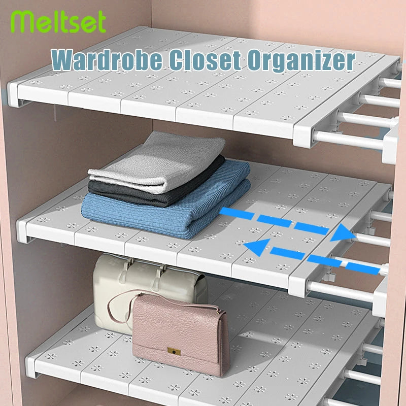 Wardrobe Shelf Extendable Closet Organizer