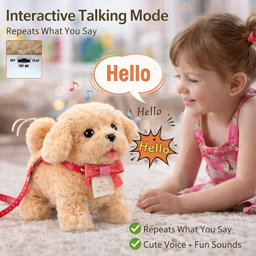 New Interactive Plush Puppy Toy With Inbuilt Gestures