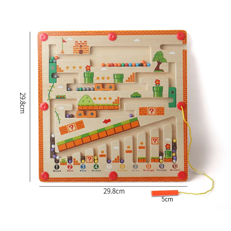 🧲 🌈Magnetic Maze Puzzle Board for Kids