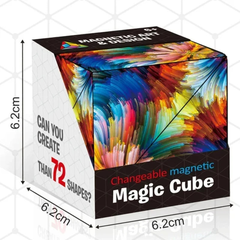 Magic Cube Shape Shifting Puzzle Box for Kids