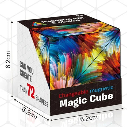 Magic Cube Shape Shifting Puzzle Box for Kids