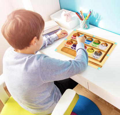 🧲 🎨Magnetic Colour & Number Maze Board Toy