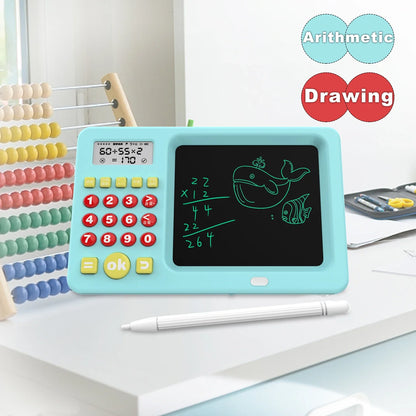 🧮 2-in-1 Kids Calculator with LCD Writing Board