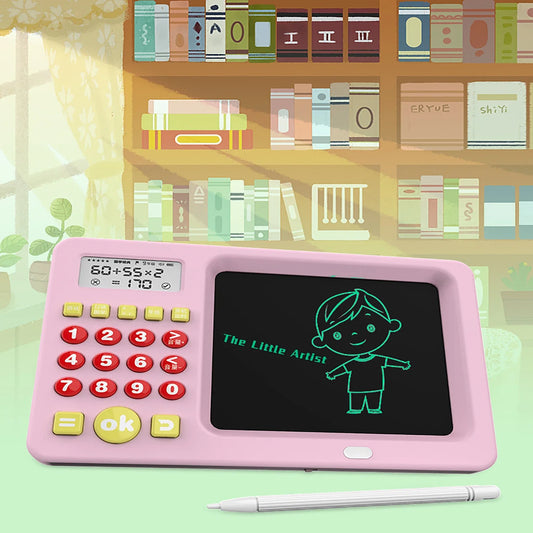 🧮 2-in-1 Kids Calculator with LCD Writing Board