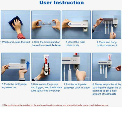 UV Toothbrush Sterilizer Holder