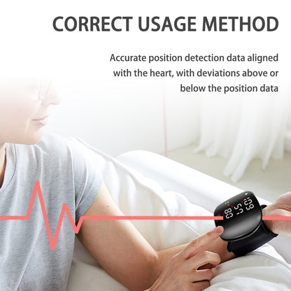 Rechargeable Wrist Blood Pressure Monitor Device