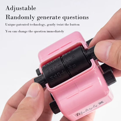 ✏️🚀 USCollections™ | 4-in-1 Rolling Stamp Arithmetic Practice Tool