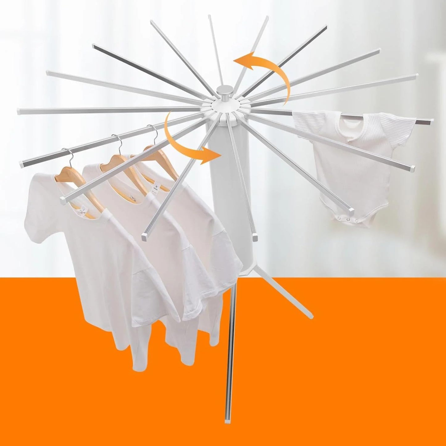 Multifunctional Foldable Outdoor Clothes Drying Stand