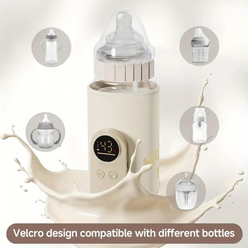 👩🍼Portable 6-Level Baby Bottle Warmer | Fast, Safe & Travel-Friendly Milk Warmer