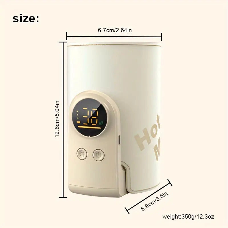 👩🍼Portable 6-Level Baby Bottle Warmer | Fast, Safe & Travel-Friendly Milk Warmer