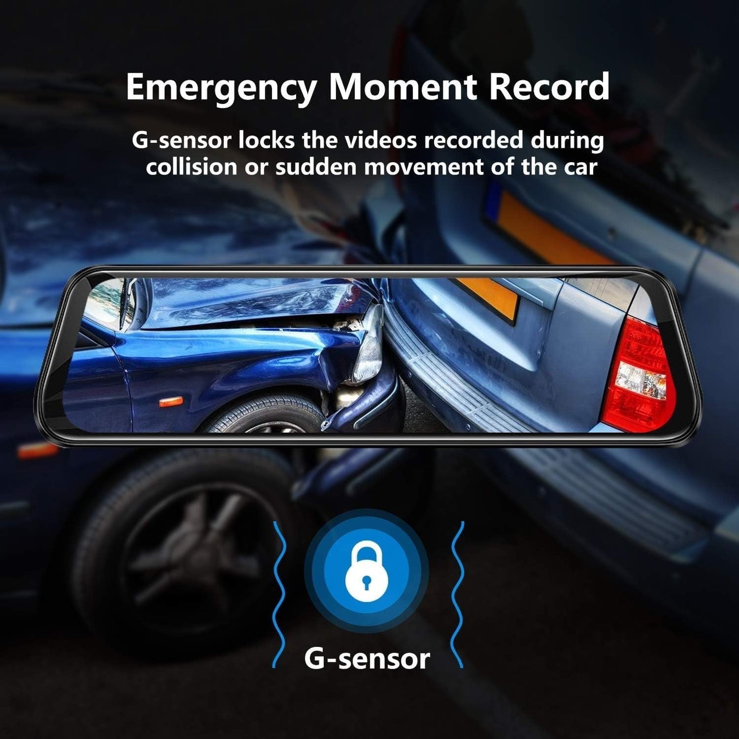 Dual Lens Dash Camera Mirror