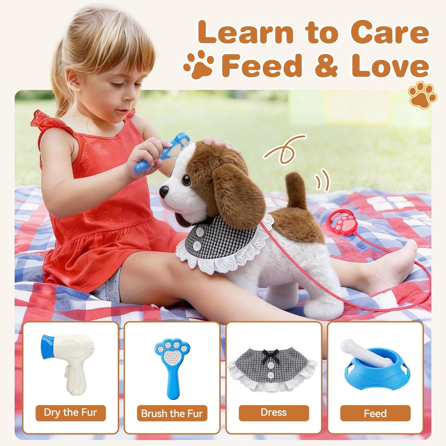 New Interactive Plush Puppy Toy With Inbuilt Gestures