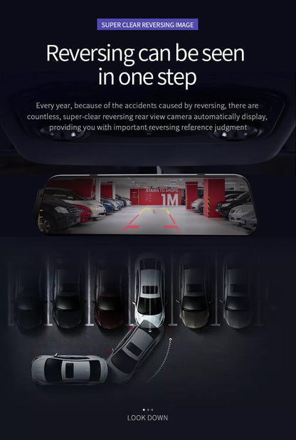 Dual Lens Dash Camera Mirror