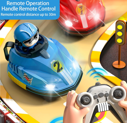 🚗💥 2.4 GHz Road Rage RC Speed Bumper Cars Set