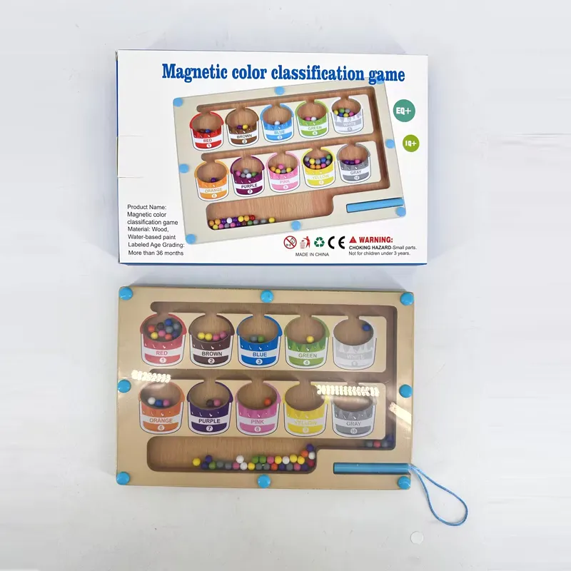 🧲 🎨Magnetic Colour & Number Maze Board Toy