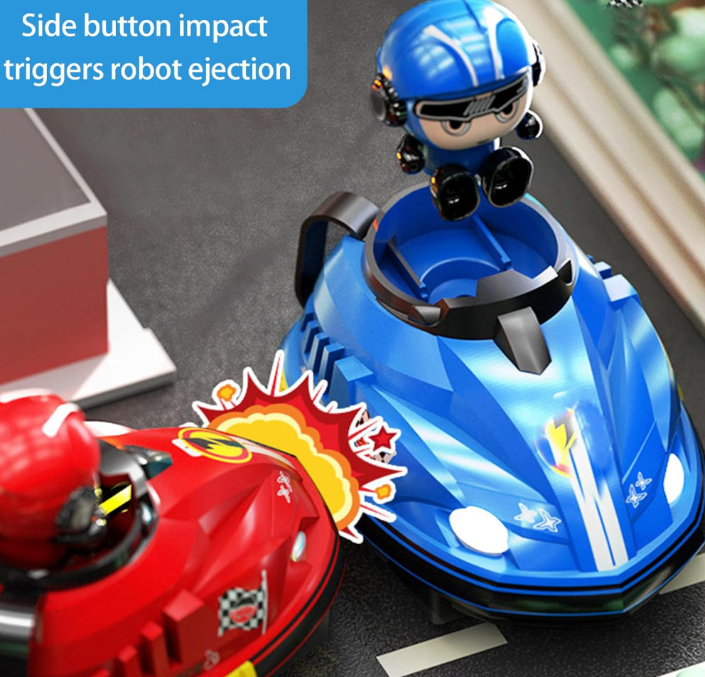 🚗💥 2.4 GHz Road Rage RC Speed Bumper Cars Set